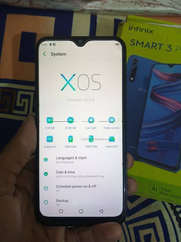 I am sale infinx smart 3 plus exchange posibale 0