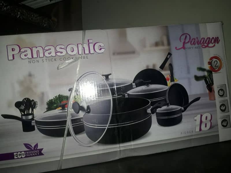 Box Pack Non-Stick Cooking Set 18 Pcs. 2