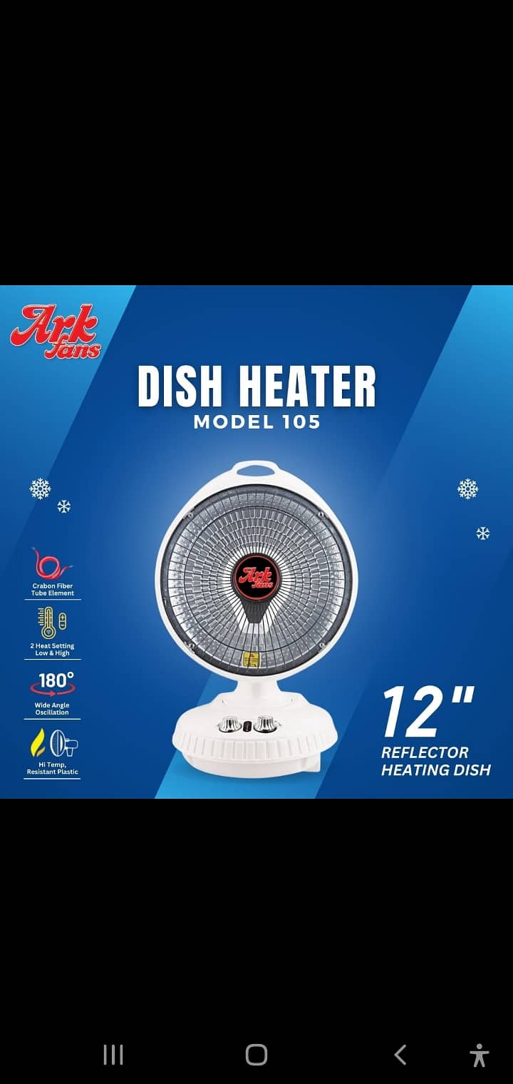 New Models design Heater For Ark Fans 2