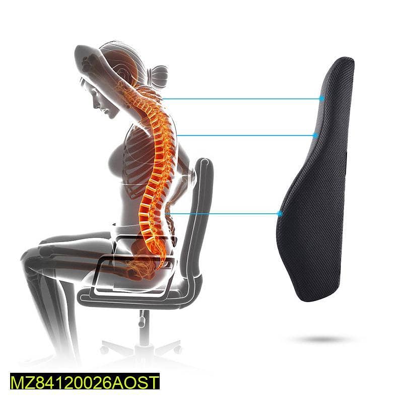 Back Posture Support Cushion For Car (FREE DELIVERY) 3