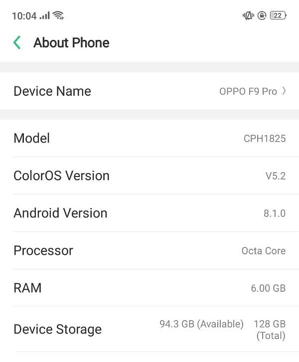 Oppo F9 Pro 5