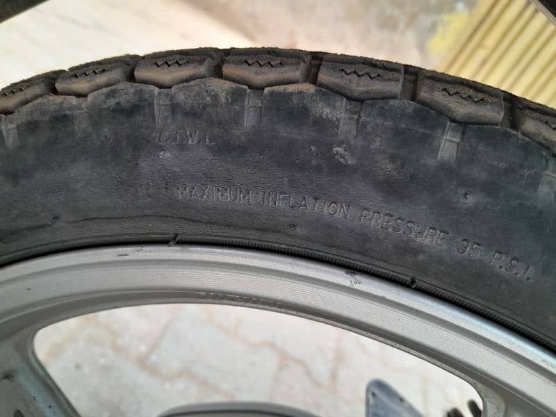 Gd110 panther  back  tyre 1