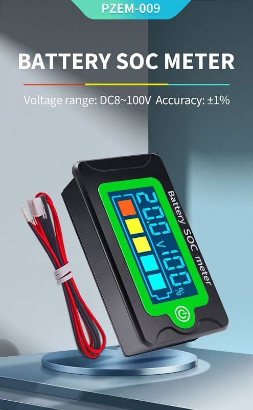 Battery Capacity Meter 12V 24V 36V 48V 60V 72V 6