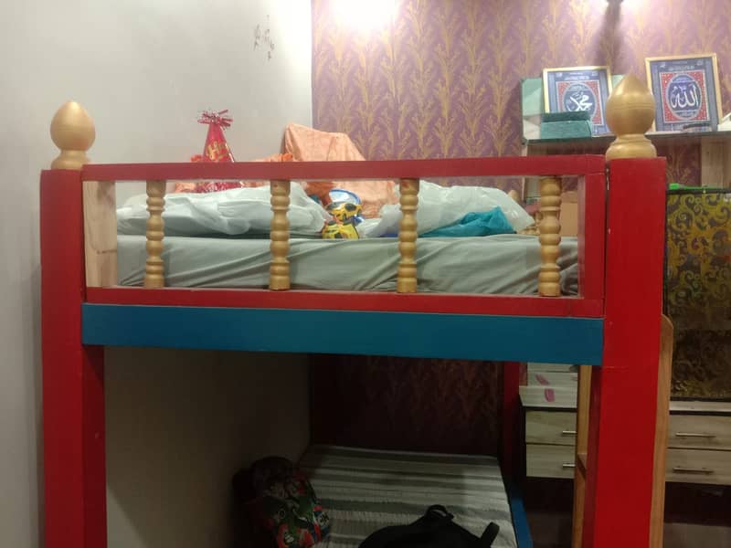 Bunk bed | Kid wooden bunker bed | Baby bed | Double bed | Triple bed 3