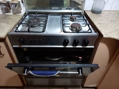 Cooking range oven gas