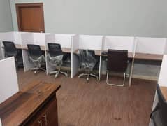 Furnished office for rent in johar town for software house +call centre and visa setup