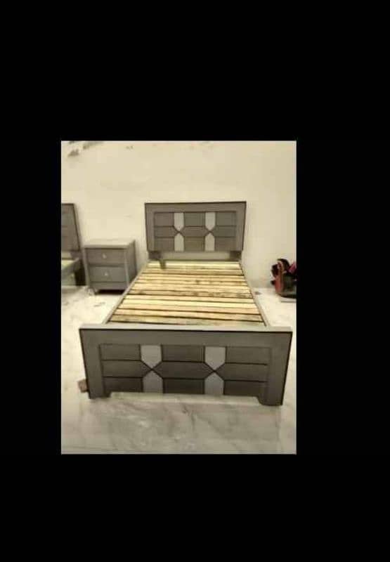 Single bed |wooden bed| Bed Set| Double bed | King size bed,side table 4