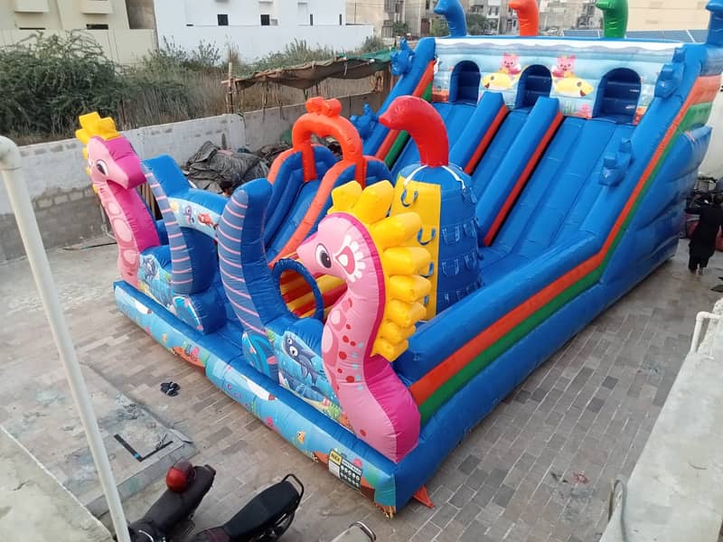 Customised Colour Theme Jumping Castles|Advertising Balloon|Arch 2