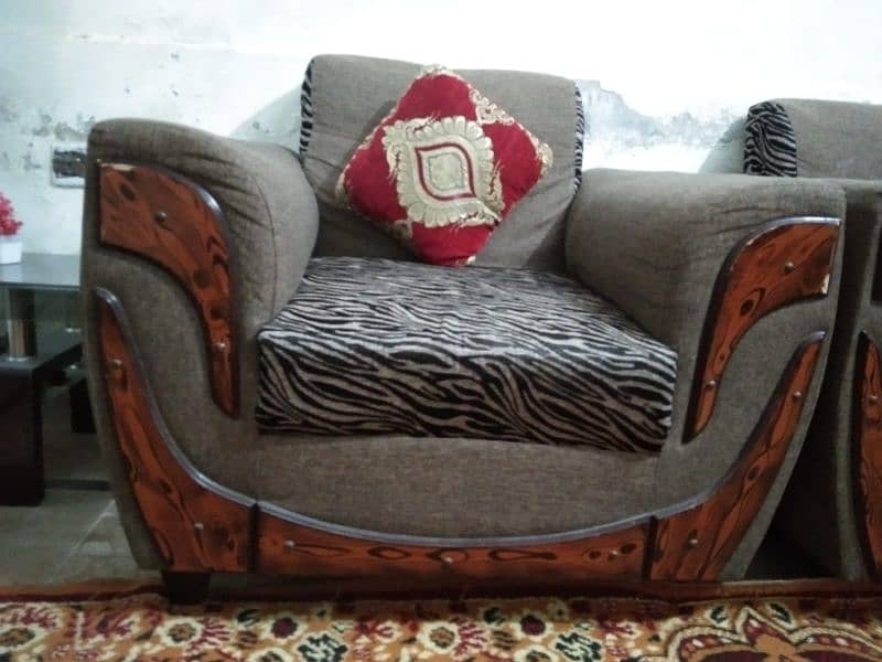 master foam 5 seaters sofa set wood design 1