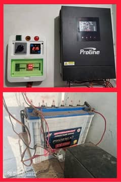 2-BATTERIES & 1 Solar Inverter 5.5 KW for SALE