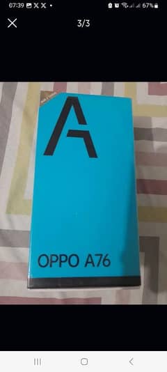 Oppo A 76 6 + 128 Home Used