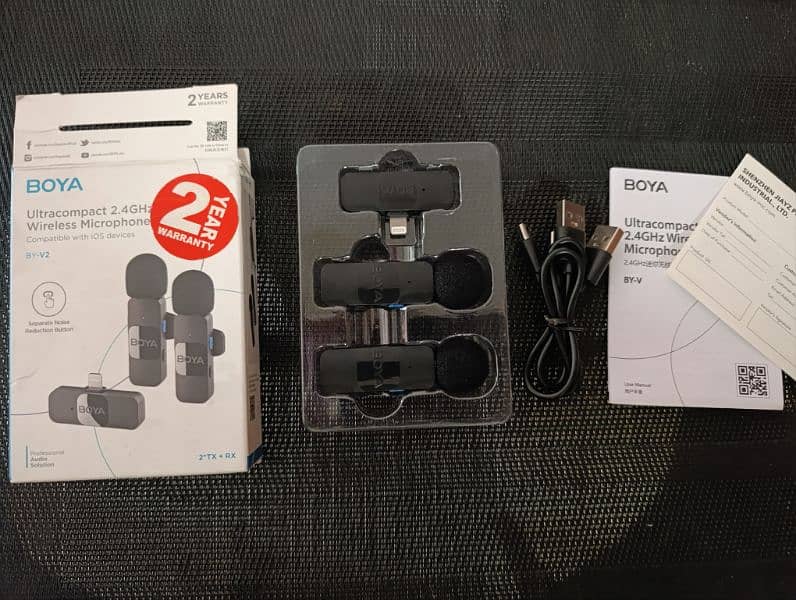 BOYA Wireless Microphone BY-V2 (PRICE IS NEGOTIABLE) 0