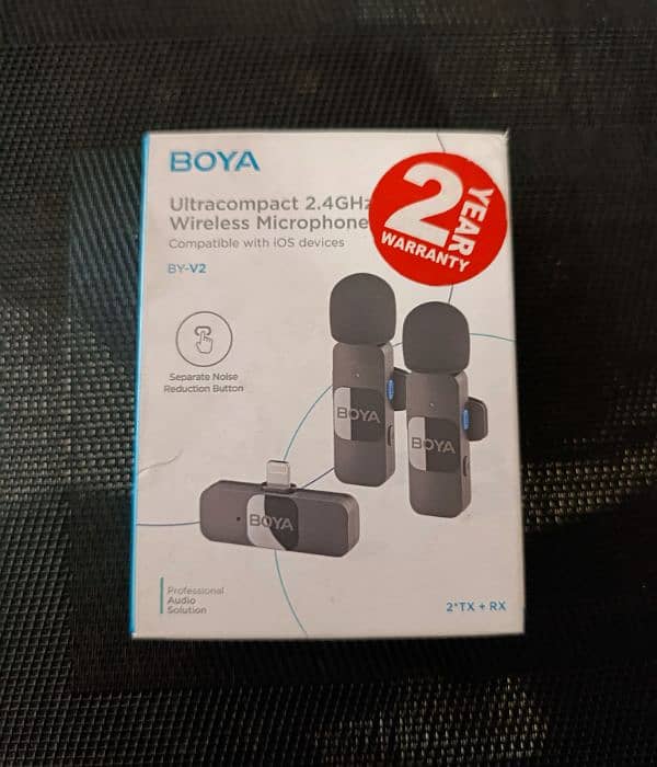 BOYA Wireless Microphone BY-V2 (PRICE IS NEGOTIABLE) 2