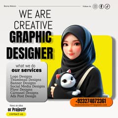 we are a creative Graphic designer