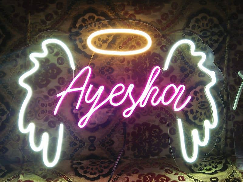 arcylic sign neon sign with light neon 3D sign 6