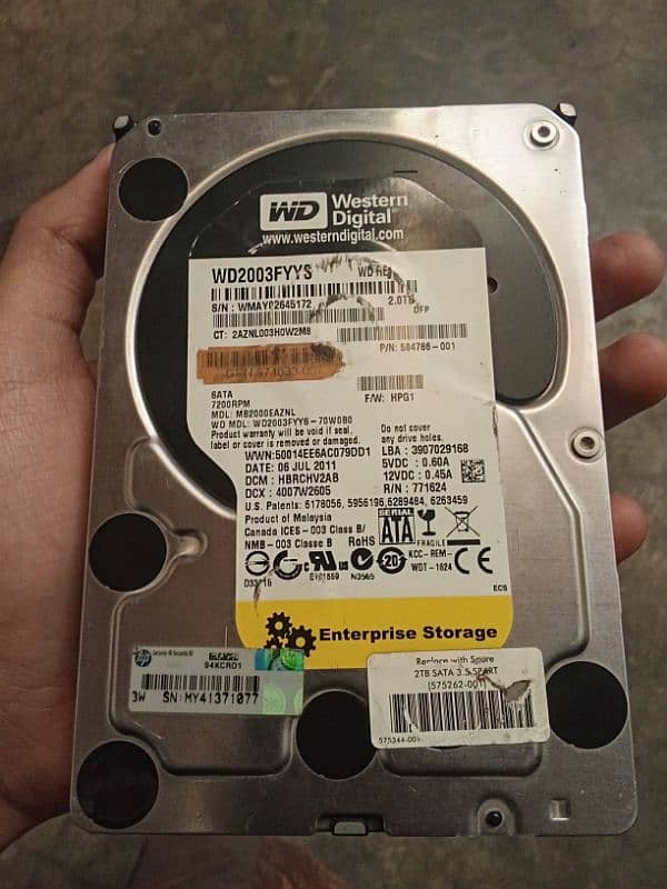 2 tb hard disk 0