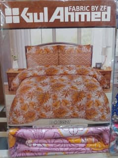 Gul Ahmed bedsheets. 2 ply