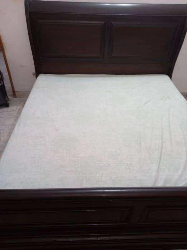 Furniture Sheesham wood made Bed Set 1