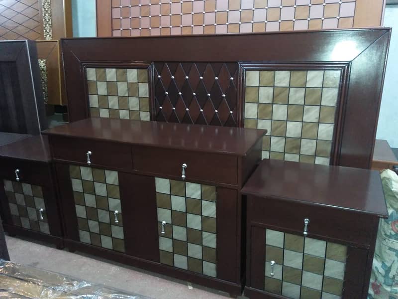 bed set / wooden bed set / luxury bed set /side tables / bed room set 14