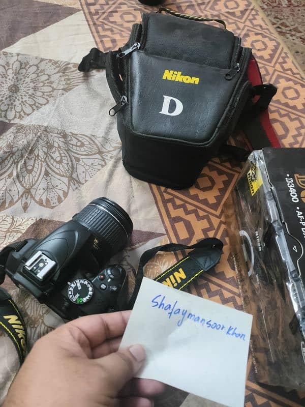 Nikon D3400 with 18-55mm kit lens, with box 9/10 condition 4