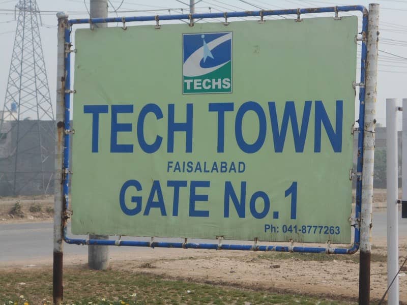 Commercial Plot Best For Shop Is Up For Sale At Tech Town, Satyana Road Faisalabad 0