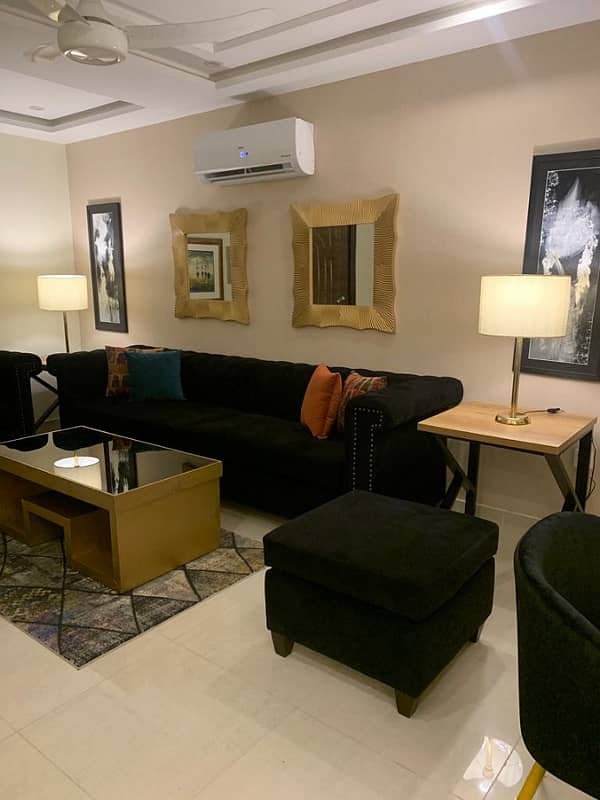 1 Bed Fully Furnished Apartment For Rent In Iqbal Block Bahria Town Lahore 3