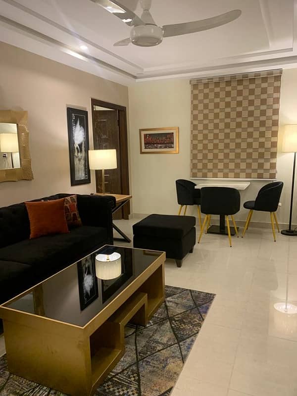 1 Bed Fully Furnished Apartment For Rent In Iqbal Block Bahria Town Lahore 4