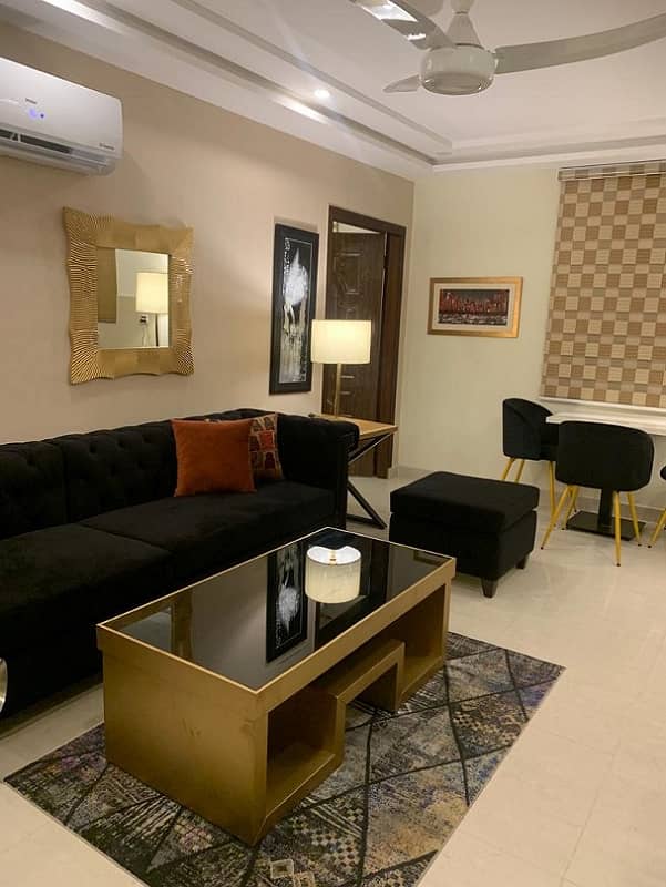 1 Bed Fully Furnished Apartment For Rent In Iqbal Block Bahria Town Lahore 15