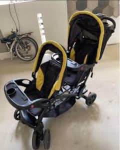 twin baby pram