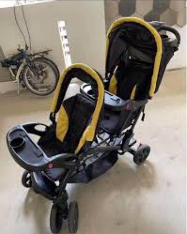 twin baby pram 0