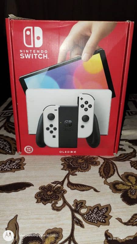 Nintendo switch OLED game new box open 1