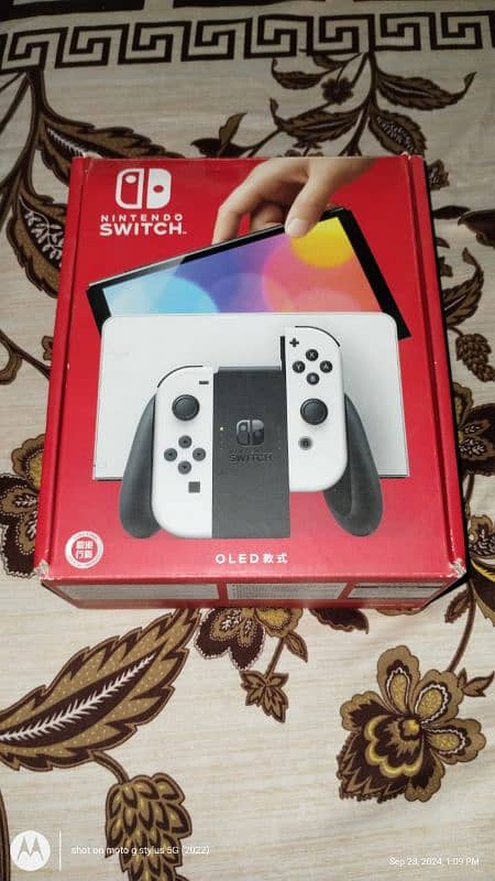 Nintendo switch OLED game new box open 2