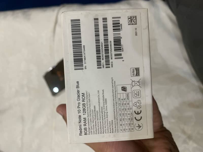 Redmi Note 10 pro 8GB ram 5