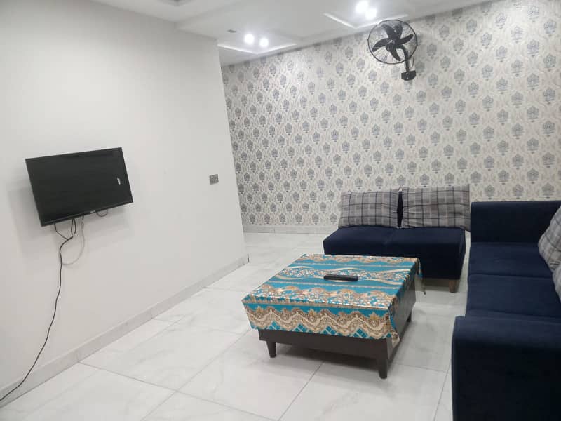 1Bed Fully Furnished Apartment Available For Rent in Jasmine Block Bahria Town Lahore 2