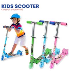 Kids Scooty Pu Flashing lights amazing pro scooter 3 to 12 years old