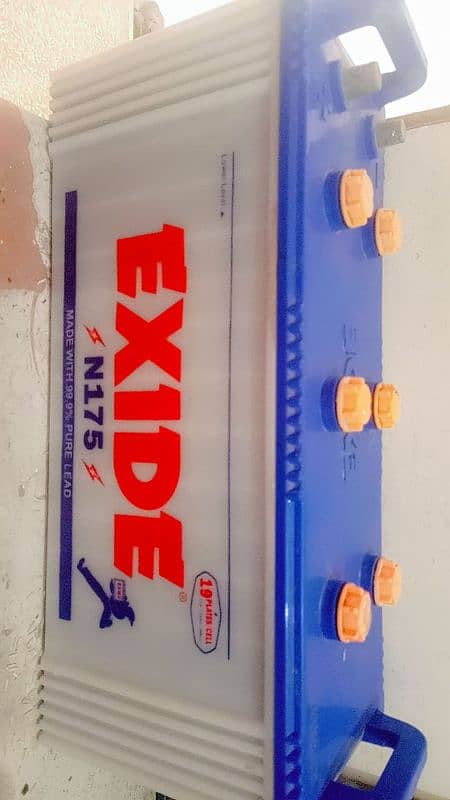 Exide battery ( N175 ) URGENT SALE & contact no 03021404007 2