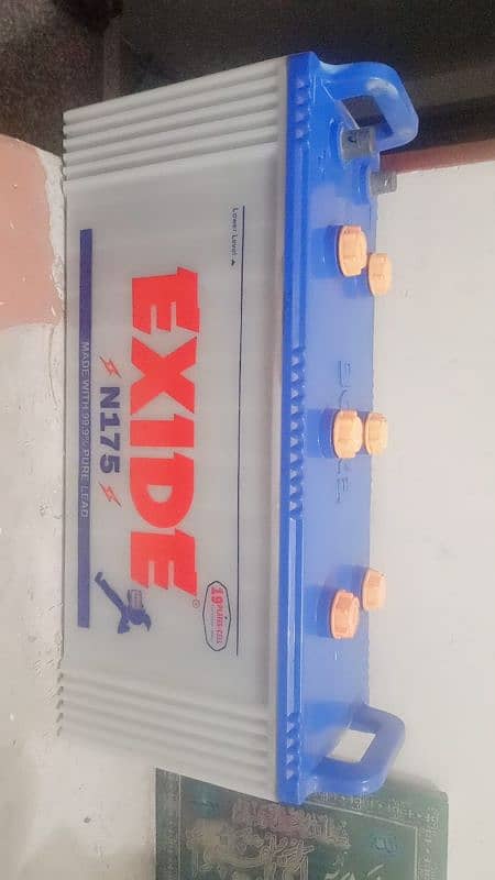 Exide battery ( N175 ) URGENT SALE & contact no 03021404007 3