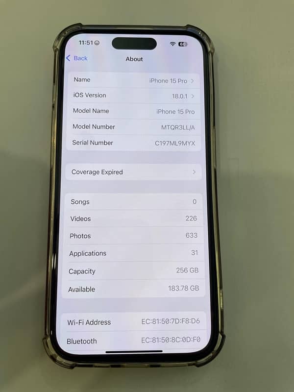 Iphone 15 Pro 256 Gb Black Titanium Non Pta Jv LLa 4