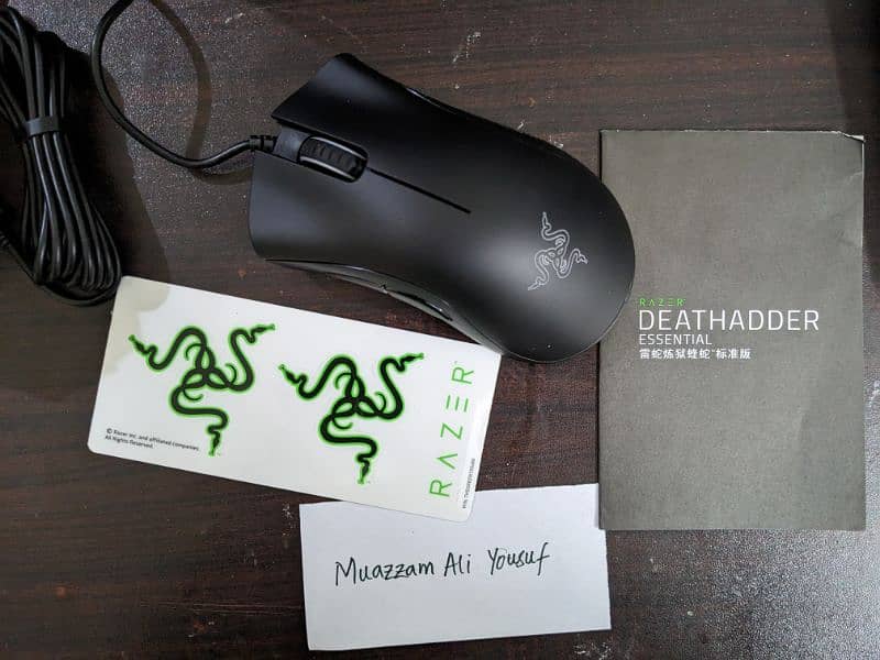 RAZER DEATHADDER ESSENTIAL . . Original RAZER Gaming Mouse 0