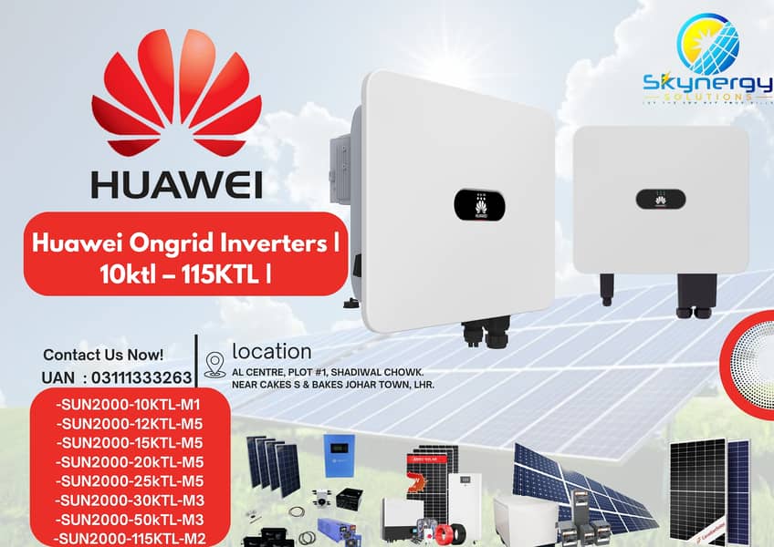 Huawei Ongrid Inverters | 10ktl – 115KTL | Solar Inverter |inverter 0