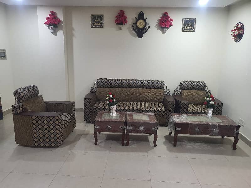 2 Bed semi furnished Apartment Available For Rent In Faisal Town F-18 Islamabad. 0