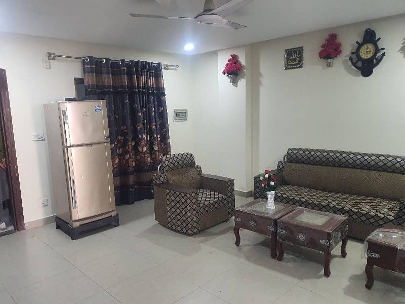 2 Bed semi furnished Apartment Available For Rent In Faisal Town F-18 Islamabad. 1