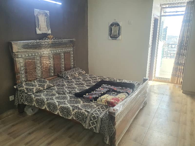 2 Bed semi furnished Apartment Available For Rent In Faisal Town F-18 Islamabad. 9