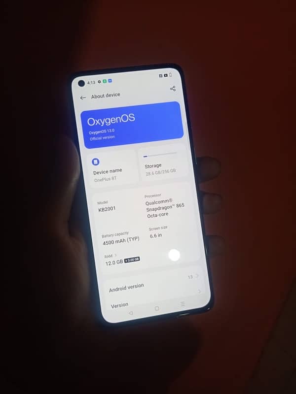 Oneplus 8t 12/256 approved 1