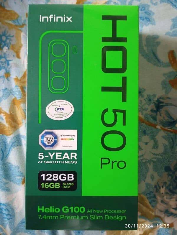 infinix hot 50 pro ha box pack ha 1