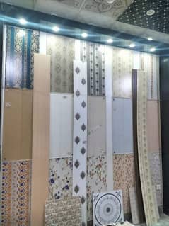 Pvc Wall panel sheet. Wallpaper. 3d wall picture. Blind. Wood & pvc Floor