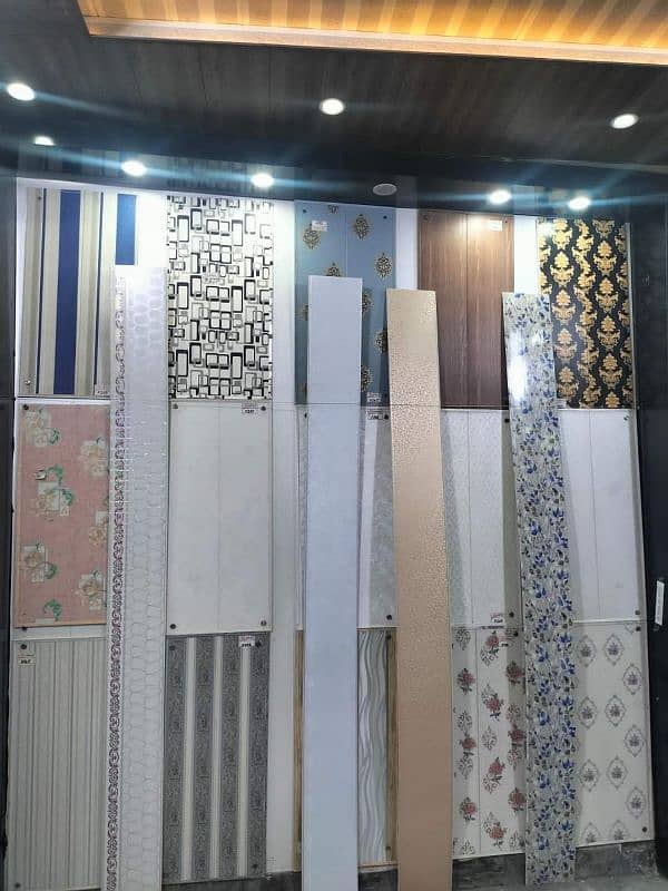 Pvc Wall panel sheet. Wallpaper. 3d wall picture. Blind. Wood & pvc Floor 1