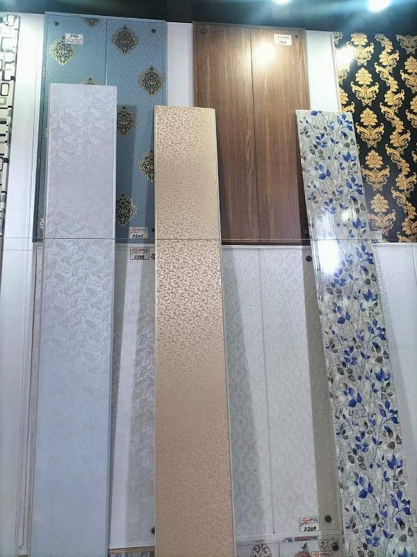 Pvc Wall panel sheet. Wallpaper. 3d wall picture. Blind. Wood & pvc Floor 2