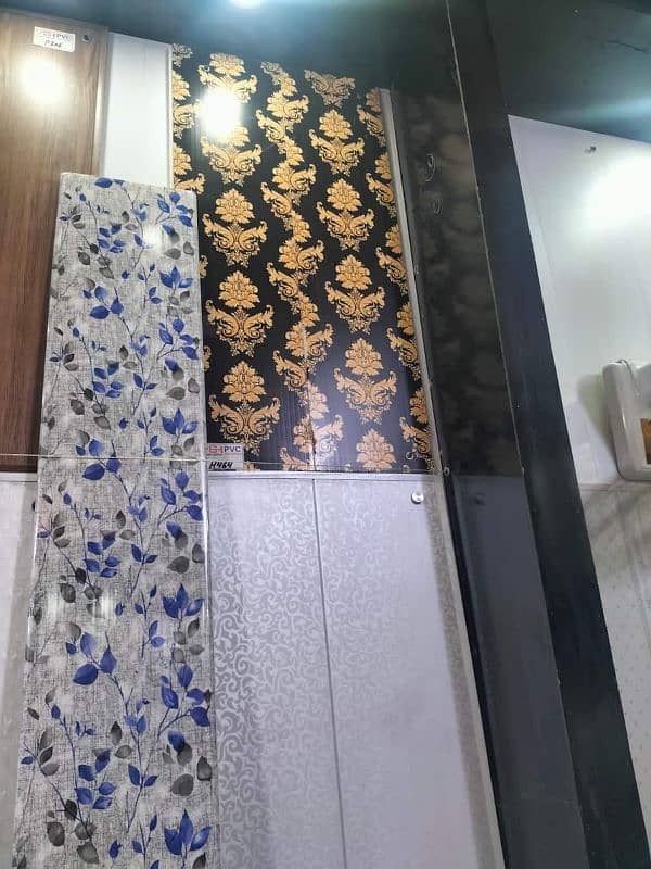 Pvc Wall panel sheet. Wallpaper. 3d wall picture. Blind. Wood & pvc Floor 3