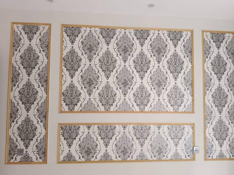 Pvc Wall panel sheet. Wallpaper. 3d wall picture. Blind. Wood & pvc Floor 4